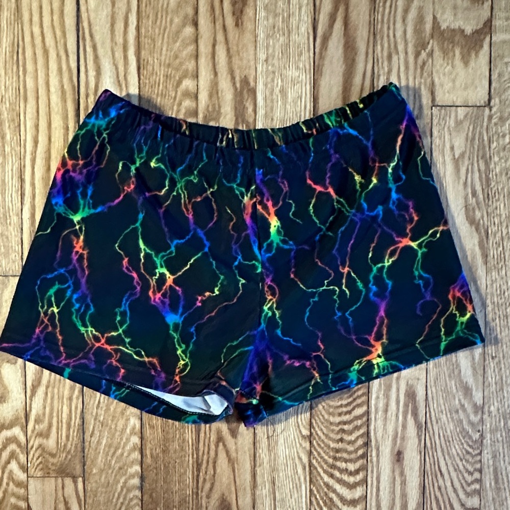 Multicolor Lightning Print Women's Spandex